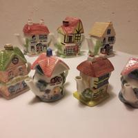 7 teiere in ceramica