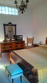 CAMERA COMPLETA IN NOCE VINTAGE