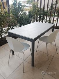Tavolo cucina 140x80 allungabile a 230x80