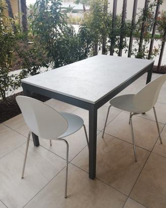 Tavolo cucina 140x80 allungabile a 230x80