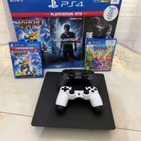 Ps4 slim 1 TB + 2 giochi e cavetteria
