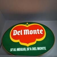 Insegna luminosa "Del Monte" 100 cm x 70 cm