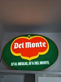 Insegna luminosa "Del Monte" 100 cm x 70 cm