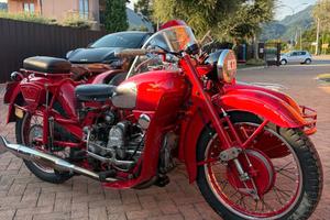 MOTO GUZZI ASTORE CON  SIDECAR LONGHI  RESTAURATO