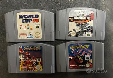 Lotto 4  giochi Nintendo 64