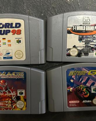 Lotto 4  giochi Nintendo 64