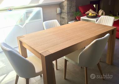 TAVOLO IN ROVERE ALLUNGABILE