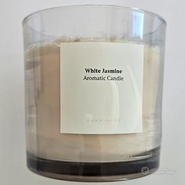 Candela Zara Home White Jasmine 620g 3 stoppini 