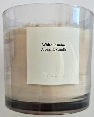 Candela Zara Home White Jasmine 620g 3 stoppini 