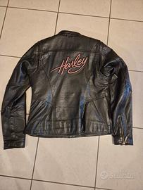 Harley Davidson Women's Pink Label black leather 