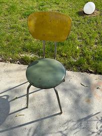 Sedia Vintage Anni '50/'60 Industrial