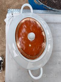 Zuppiera porcellana PTS Madison Brown vintage