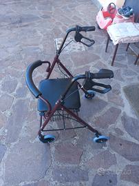 Deambulatore rollator + deambulatore da interno