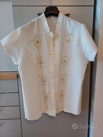 Camicia/Blusa Marocco Donna panna -Tg.Unica