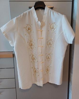 Camicia/Blusa Marocco Donna panna -Tg.Unica