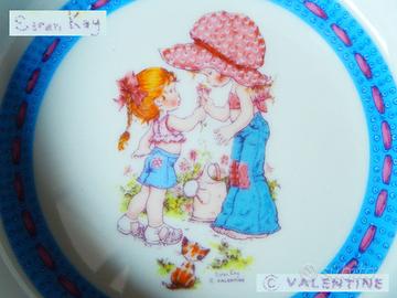 🌸VERO Vintage 1980 SARAH KAY Portacenere ceramica