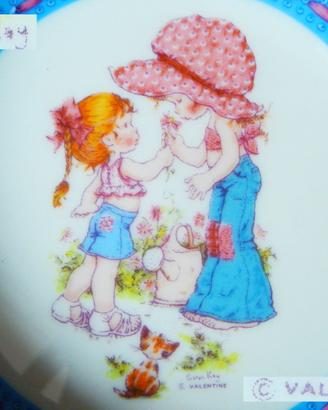 🌸VERO Vintage 1980 SARAH KAY Portacenere ceramica