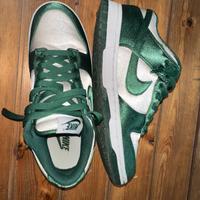 nuke dunk low satin green