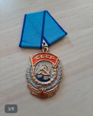 medaglia onorificenza CCCP 