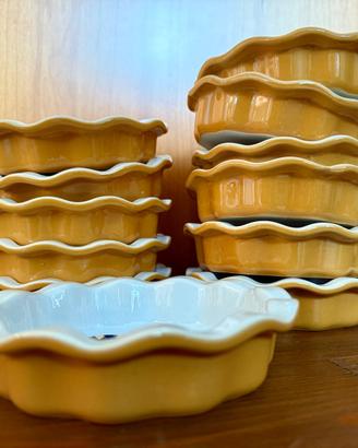 12 Emile Henry Mini Tortiere Ramekin Vintage NUOVE