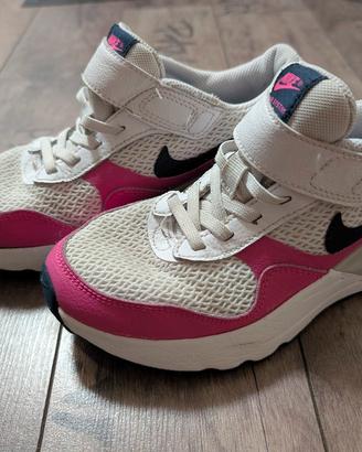 nike air max bambina bianco e rosa