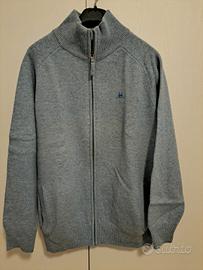 Maglia celeste con zip taglia L