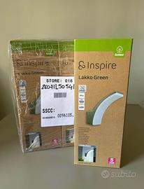Applique LED moderno da esterno Lakko verde IP44,