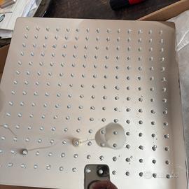 Soffione doccia acciaio 30x30