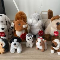 Gruppo 9 peluches Trudi