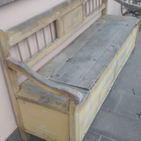 Antica cassapanca in legno