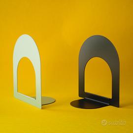 Coppia Fermalibri in Metallo Design ad Arco