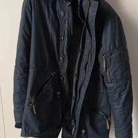 cappotto parka uomo 2in1