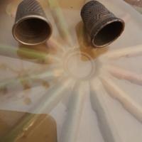 coppia ditali per cucito 