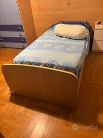 Letto Moretti Compact con letto estraibile e mater