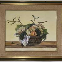 natura morta ad olio artista sardo