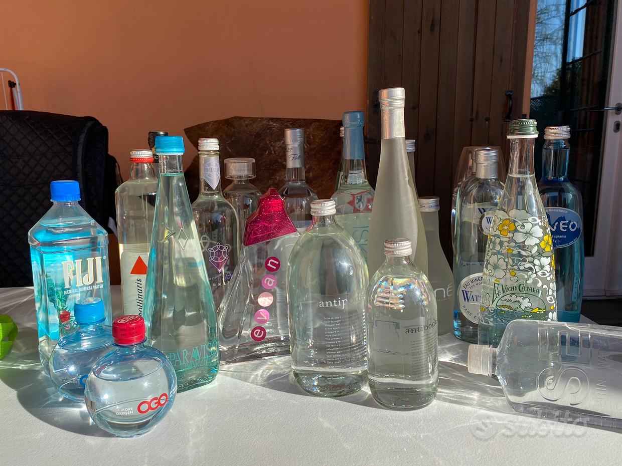 BOTTIGLIA VETRO BLU 1 LITRO PER ACQUA SOLARIZZATA