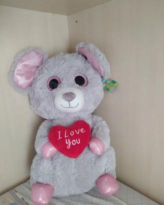 Topo Peluche glitter 65 cm