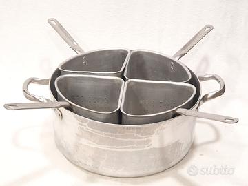 Pentola Cuocipasta 4 Spicchi alluminio Diametro 40