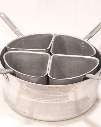 Pentola Cuocipasta 4 Spicchi alluminio Diametro 40