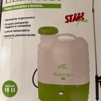 Pompa irroratrice elettrica 16 L a batteria /Nuova