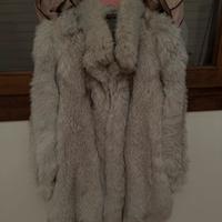 Pelliccia di volpe bianca usata