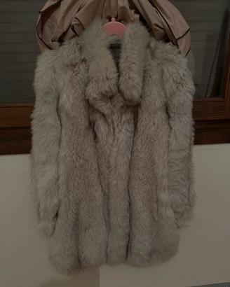 Pelliccia di volpe bianca usata