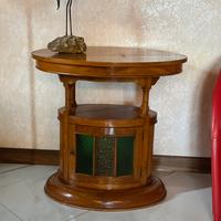 RARO MOBILETTO COLONIALE IN MASSELLO DI TEAK