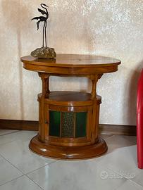 RARO MOBILETTO COLONIALE IN MASSELLO DI TEAK