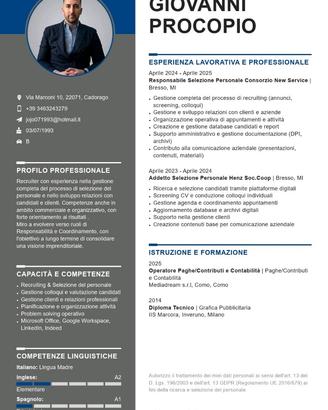 Addetto alla selezione personale