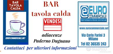 05/24 BAR TAVOLA CALDA di mq 150 nell'Hint. Nord