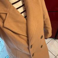 Cappotto lungo color caramello