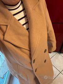 Cappotto lungo color caramello