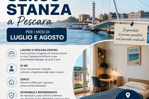 Stanza a Pescara (Luglio e Agosto)