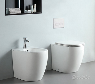 Coppia sanitari a terra BLOCCO